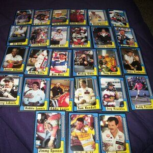1991 JR MAXX NASCAR CARDS  -  LOT OF 27  - ITEM # 5 - 24